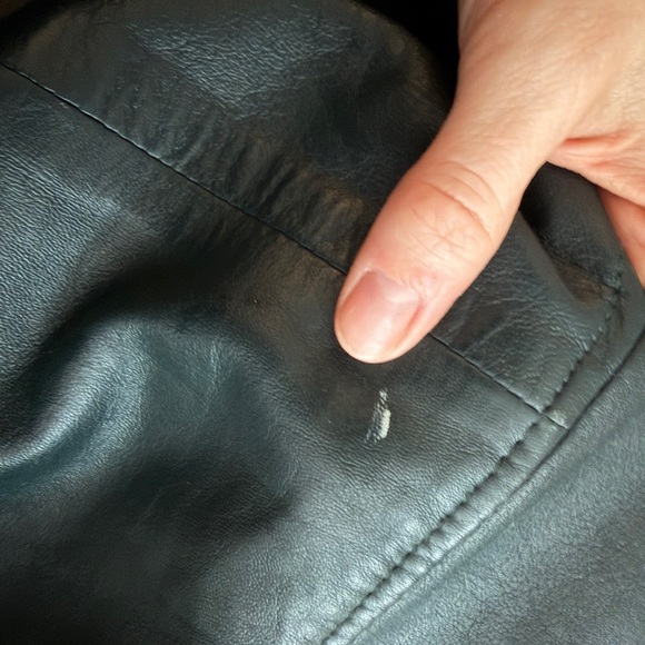 Vintage Avanti Green Sheepskin Trench Coat - Picture 11 of 11